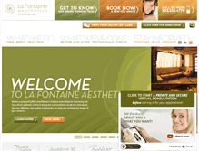 Tablet Screenshot of denverfusionspa.com